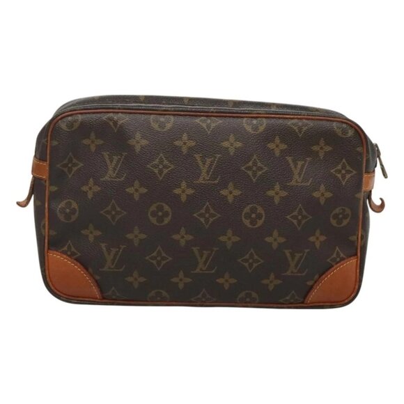 LOUIS VUITTON Monogram Compiegne 28 Clutch Bag - Picture 2 of 16